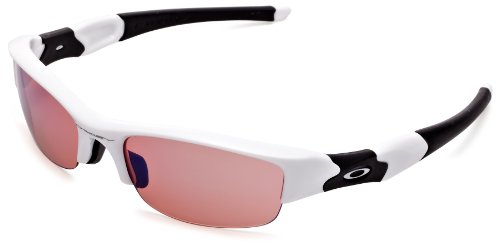 Oakley Flak Jacket Adult Asian Fit Sport Designer Sunglasses/Eyewear  Polished White/G30 Iridium One Size Fits All