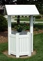 White Resin Wishing Well