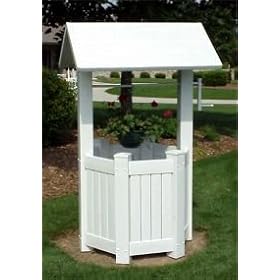 White Resin Wishing Well by 