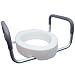 DRIVE Premium Plastic Elevated, Regular / Elongated Toilet Seat with Lock QTY: 1