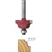 Freud 38-100 Roman Ogee Bit 1-1/16 Diameter with 1/4-Inch Shank