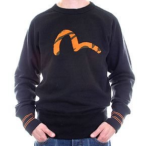 Evisu Tiger logo long sleeve sweatshirt
