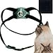 Pet Supplies : Coastal Pet Size Right Adjustable Nylon Cat Harness (Black, 12-18 inch Girth)