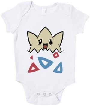 Blue Ivory Togepi Cute Baby Grow Novelty Inspired Birthday Present Baby Shower