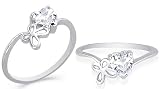  : Heart Cut White Cz Ring Sterling Silver Size 9