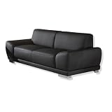 ROLLER Sofa DAMIO schwarz, 3-Sitzer style= ROLLER Sofa DAMIO schwarz, 3-Sitzer