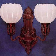05-2071-R3-R7 U Pendant in Garnet patine and Peach patine carved by LEDS