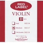 Super Sensitive Red Label 4/4 Violin D String - Medium Gauge
