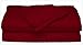 1400 Series 300 Thread Count 100% Cotton Sateen Dobby Stripe Sheet Set- 4 Sizes- 9 Colors (King, Burgundy)