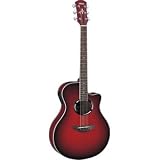 Yamaha APX500 - Dark Red Burst 6-string Thinline Acoustic/Electric Guitar