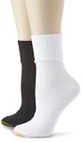 Gold Toe Women's 6 Pack Plus Size Turn Cuff