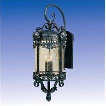 Maxim Lighting 30145ASCF - Aztec 3 Light Outdoor Wall Lantern - 30145ASCF by Maxim Lighting