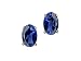 1.00 cts Genuine Oval Iolite Earrings - 14kt White or Yellow Gold LIFETIME WARRANTEE