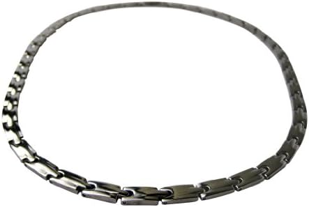 Win Pearl Stainless Steel Magnetic Energy Health Chain Link Necklace Choker -SKU#: f-nk6-e