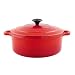 Chasseur Cast Iron 28cm, 6.0ltr Round Chilli Red Casserole