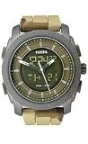 Fossil Machine Silicone Camo Black Dial Men's watch #FS4626