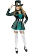 New Adult Large 11-13 Sexy Leprechaun Costume With Hat