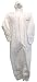 XXXL White Microporous Dri-Vent Coveralls. Includes an Elastic Hood and Cuffs Half-Length Zipper