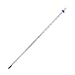 H-B Instrument DURAC Plus ASTM Like Thermometer with Blue Spirit Liquid Against White Back Glass