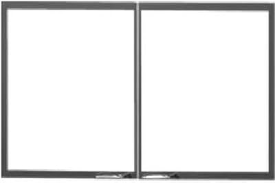 Napoleon DK36-R Decorative Door Kit, Rectangular - Painted Black