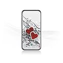 Design Skins für Sony Ericsson W580i - Hearts Design Folie