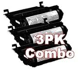(3 Pack) Lexmark 1382925 Compatible BlackToner Cartridge