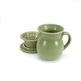 Chantal 15-Ounce Tea Mug with Infuser, Garden Green