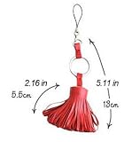 Cute Mop Tassel Charm for Mobile Phones (Pink Color)