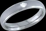 Ariss Diamond Titanium Ring