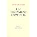Un testament espagnol