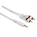 Hama Verbindungskabel 3,5-mm-Klinkenstecker - 2 Cinch-Stecker, 2 m
