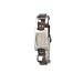 Fossil ES1117 Stainless Steel Ladies Analogue Champaign Dial Leather & Stainless Steel Strap Watch