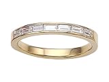 0.50 cts Baguette Diamonds Band - Platinum, 18kt White or Yellow Gold