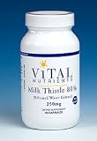 Vital Nutrients Milk Thistle 80% (Ethanol/Water Extract) 250mg 60 Capsules