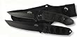 Black Folding Knife and Fixed blade
