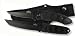 Black Folding Knife and Fixed blade