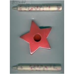 3-D Candle With Star Base Molds by 