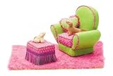 Only Hearts Club Chair and Ottoman