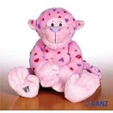 Webkinz Love Monkey with Valentines Smalentines Pencil