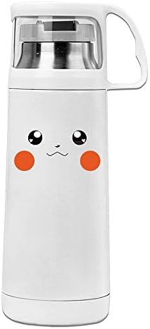 Kawaii Love Pika Face Convenient Vacuum Insulation Cups Unisex