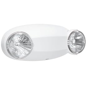 Lithonia Lighting ELM2 Two-Light Optic Emergency Light, White