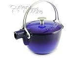 Staub La Theiere 1 Quart Round Teapot, Blue