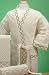 This is a must feel! Bamboo is a very soft and absorbent fabric. You'll love it! One size fits most. 48" Length