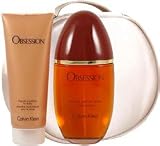 Obsession by Calvin Klein for Women 3 Piece Set Includes: 3.4 oz Eau de Parfum Spray + 2.5 oz Liquid Cristals For Body + Signature Bag