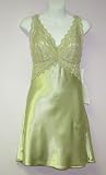 Contessa Di Roma Moss Green Satin Short Chemise
