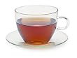 Adagio Teas Glass Cup and Saucer