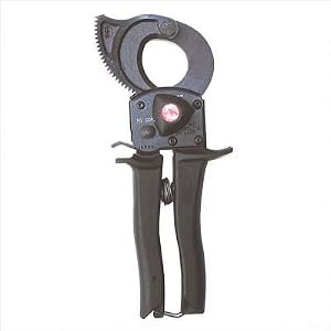 9 Compact Ratchet Cable Cutter with Black Handle by 
