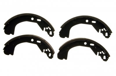 Wagner ThermoQuiet PAB636R Riveted Brake Shoe Set, Rear
