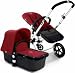 Bugaboo Cameleon Complete Stroller (Dark Grey Base, Red Fabric)