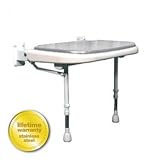 AKW Medicare 04210P 4000 Series Shower SeatWide Padded Gray 23 Inch W AKW Medicare 04210P 4000 Series Shower SeatWide Padded Gray 23 Inch W